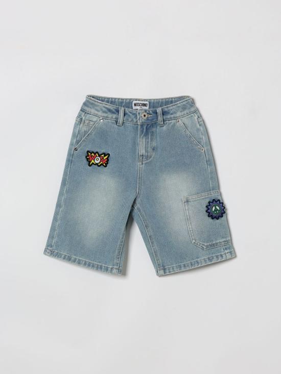 26SS [키즈] 모스키노 쇼츠/버뮤다 HUQ02KL0E37 41100 Sky