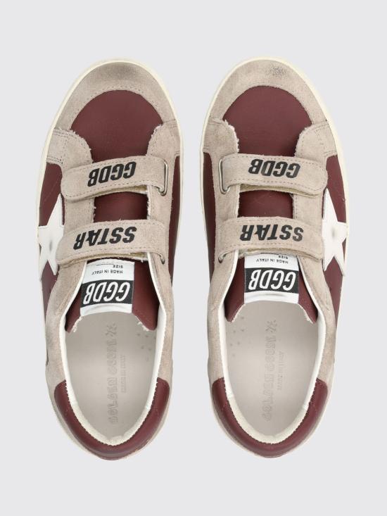 26SS [키즈] 골든구스 스니커즈 GTF01030F008043 81770 Burgundy - GOLDEN GOOSE