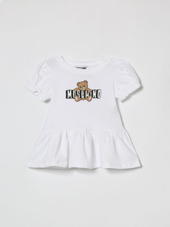 26SS [키즈] 모스키노 점프수트 MAV0C7LBA00 10101 White