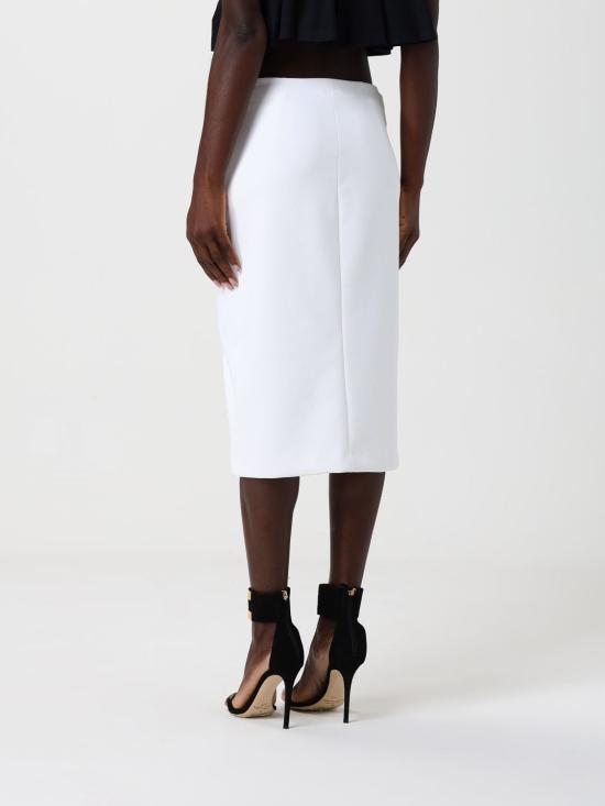 26SS 엘리자베타프랜치 미디 스커트 GO14761E2 360 Ivory - ELISABETTA FRANCHI