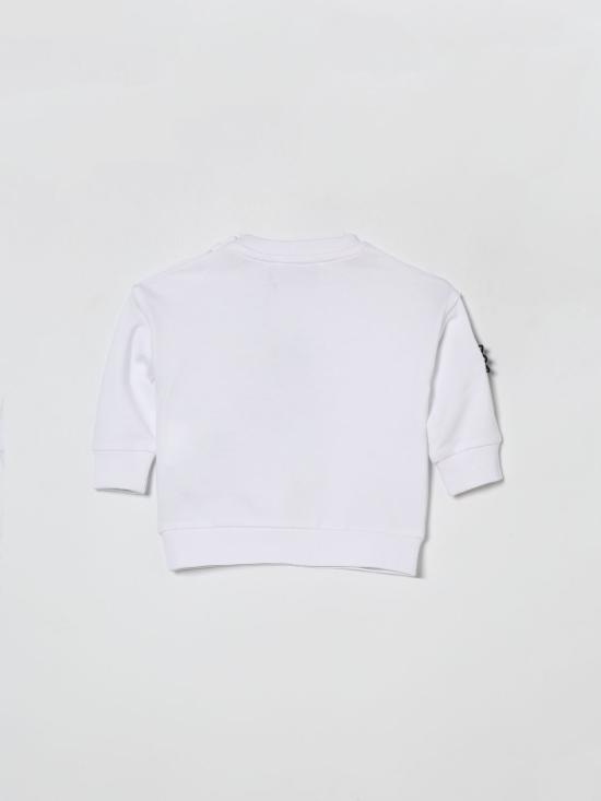 26SS [키즈] 모스키노 풀오버 M9F03QLCA19 10101 White - MOSCHINO