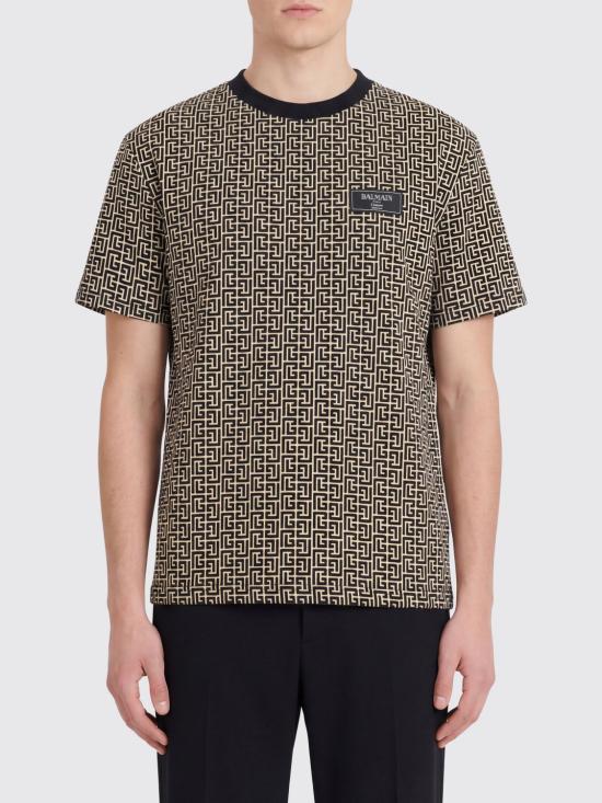 26SS 발망 반팔 티셔츠 FH1EG000BC90 GFE Ivory