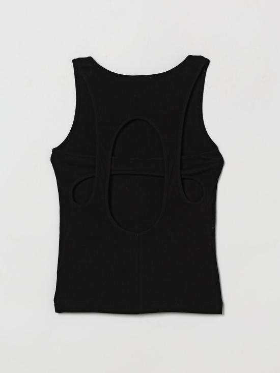 26SS [키즈] 모나리자 티셔츠 49G6007041 0050 Black - MONNALISA