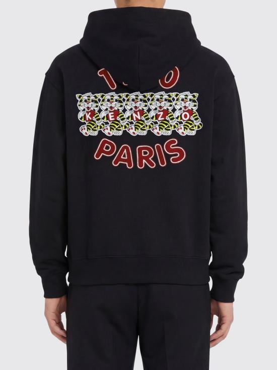 26SS 겐조 긴팔 티셔츠 FG55HO2044MJ 99J Black - KENZO