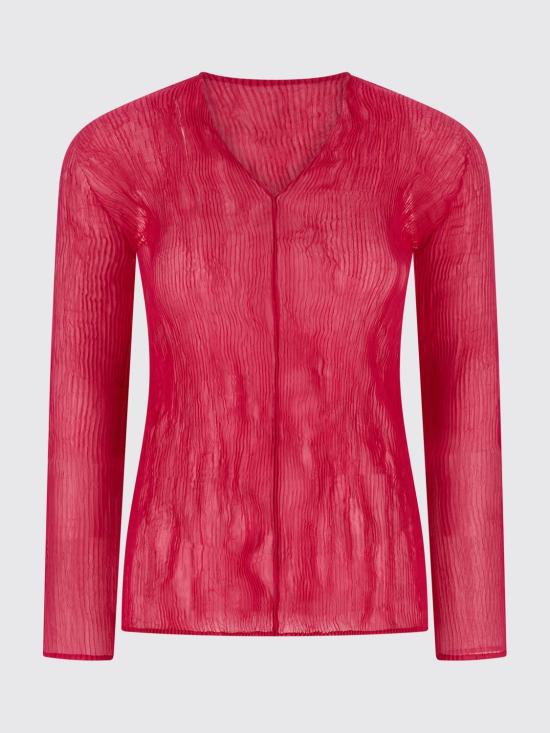 26SS 이세이 미야케 블라우스 IM66FJ413 23 Fuchsia - ISSEY MIYAKE