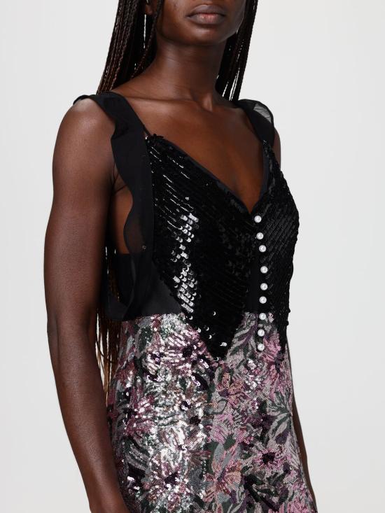 26SS 셀프 포트레이트 롱 원피스 RS26051SAMU Multicolor - SELF PORTRAIT