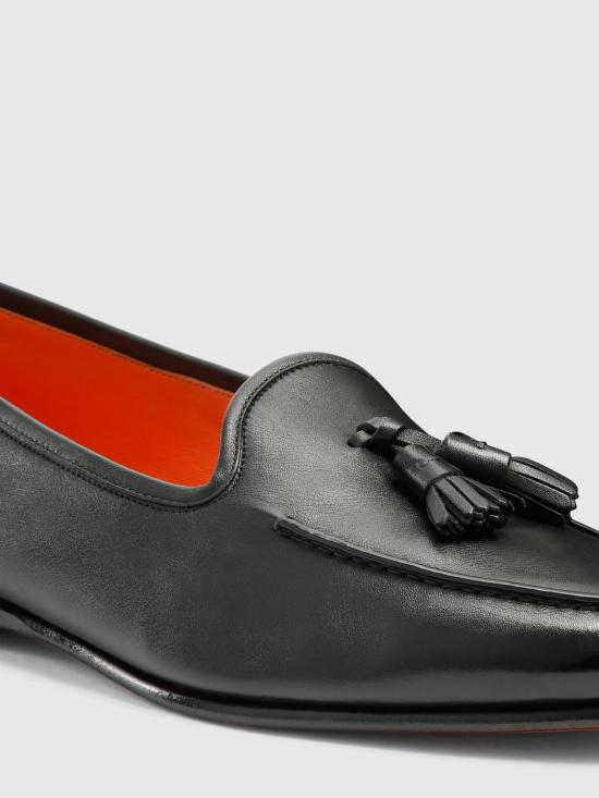 26SS 산토니 로퍼 MCAN18515PA1BSLF N01 Black - SANTONI