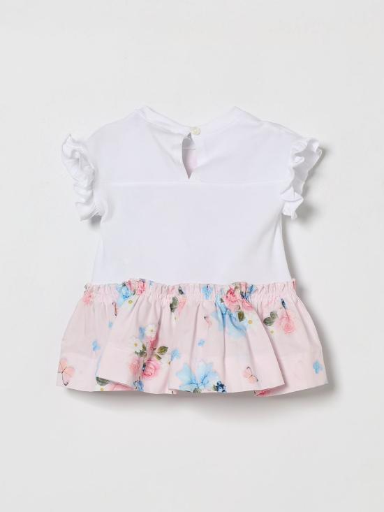 26SS [키즈] 모나리자 원피스 31G9017201 9990 White - MONNALISA