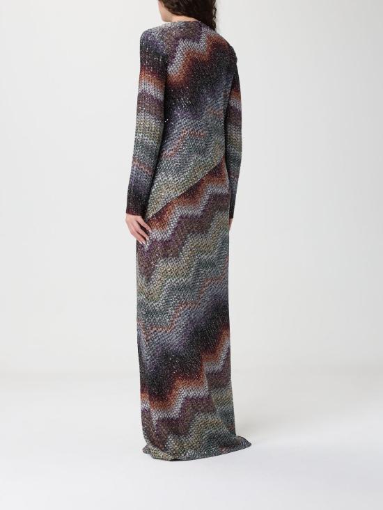 26SS 미소니 롱 원피스 DS26SG04BC005Y S72P0 Multicolor - MISSONI