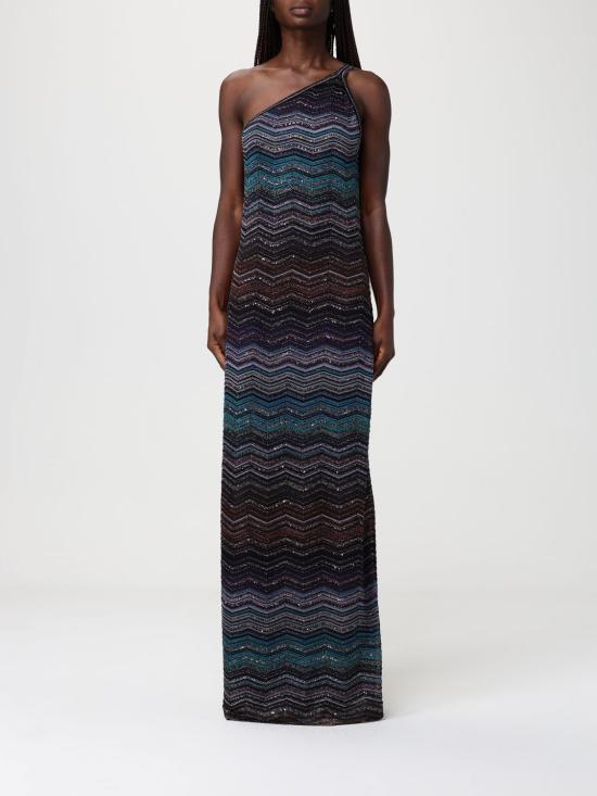 26SS 미소니 롱 원피스 DS26SG1GBK01H9 SM9ZT Blue