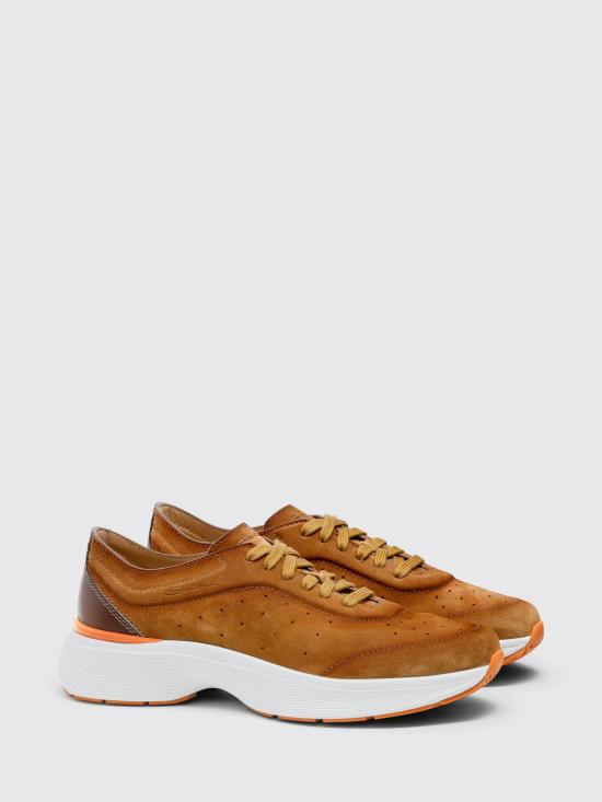 26SS 산토니 스니커즈 MBBC22070BARTSOG C39 Brown - SANTONI