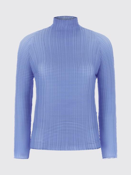 26SS 이세이 미야케 터틀넥 IM66FJ676 71 Blue - ISSEY MIYAKE