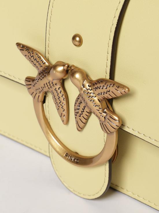 26SS 핑코 토트백 105856A0F1 C39Q Yellow - PINKO