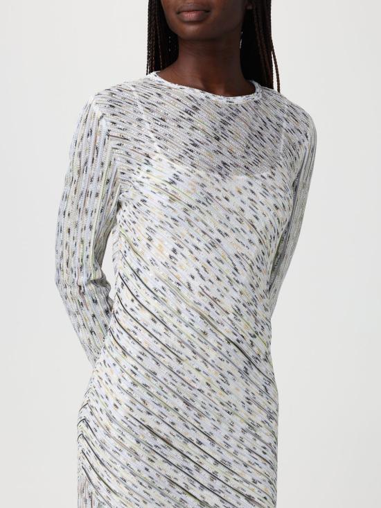 26SS 미소니 롱 원피스 DS26SG1BBK01H1 SMSMC Grey - MISSONI