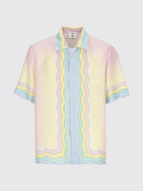 26SS 카사블랑카 반팔 셔츠 MSP26SH003 03 Multicolor - CASABLANCA