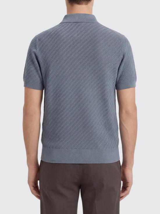 26SS 브리오니 폴로 티셔츠 UMR20OPAK22 4500 Periwinkle - BRIONI