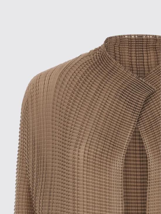 26SS 이세이 미야케 스웨터 IM66FJ677 10 Beige - ISSEY MIYAKE