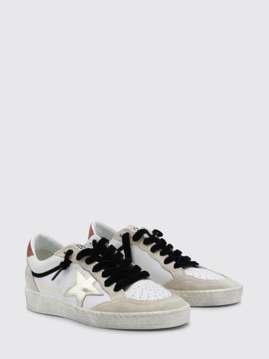 26SS 골든구스 래더 실버 스타 볼스타 스니커즈 GWF00746F008146 83252 White - GOLDEN GOOSE