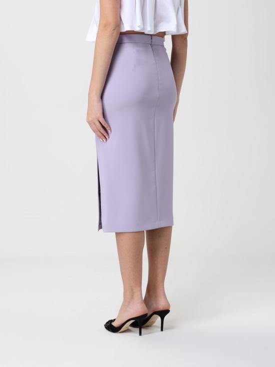 26SS 엘리자베타프랜치 미디 스커트 GO16861E2 EV7 Lilac - ELISABETTA FRANCHI