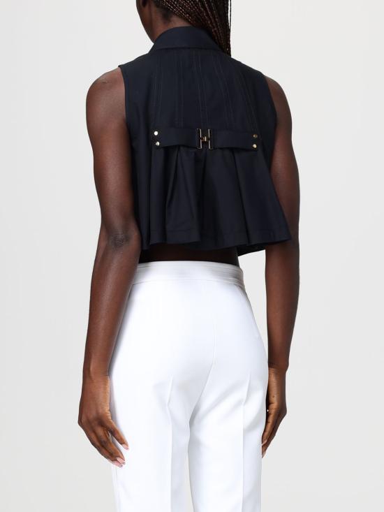 26SS 엘리자베타프랜치 셔츠 CA16362E2 110 Black - ELISABETTA FRANCHI