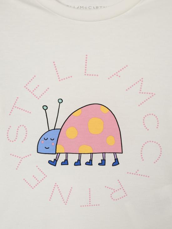 26SS [키즈] 스텔라 맥카트니 티셔츠 TV8A01Z0434 101 Ivory - STELLA MCCARTNEY