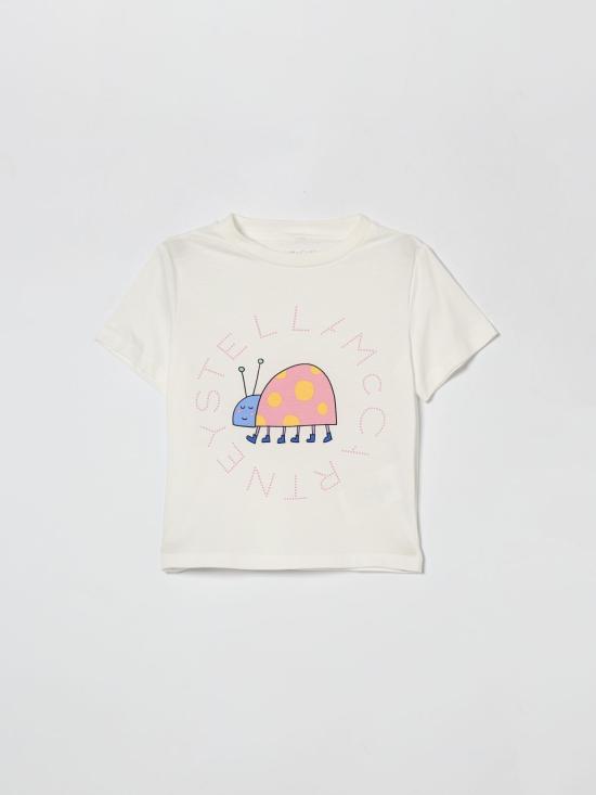 26SS [키즈] 스텔라 맥카트니 티셔츠 TV8A01Z0434 101 Ivory