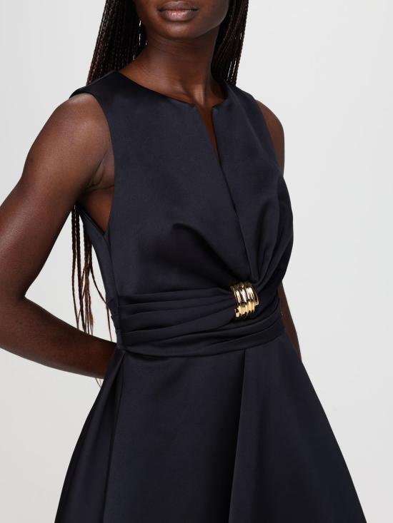 26SS 엘리자베타프랜치 롱 원피스 AB87261E2 110 Black - ELISABETTA FRANCHI