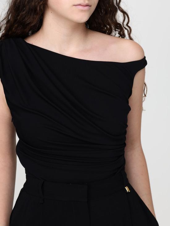 26SS 엘리자베타프랜치 민소매 티셔츠 BO01361E2 110 Black - ELISABETTA FRANCHI