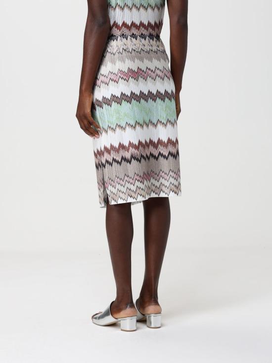 26SS 미소니 미디 스커트 DS26SH0VBR014W SM9Y3 Multicolor - MISSONI