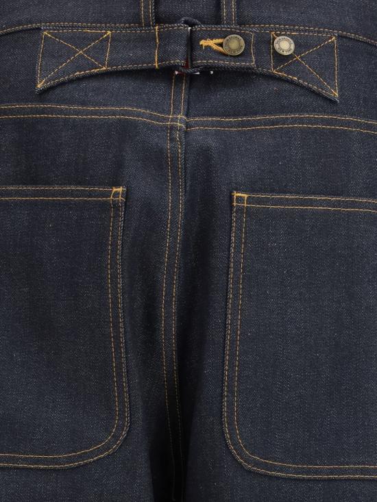 26SS 톰브라운 셀비지 데님 5-포켓 팬츠 MTU345SF1101 415 Navy - THOM BROWNE