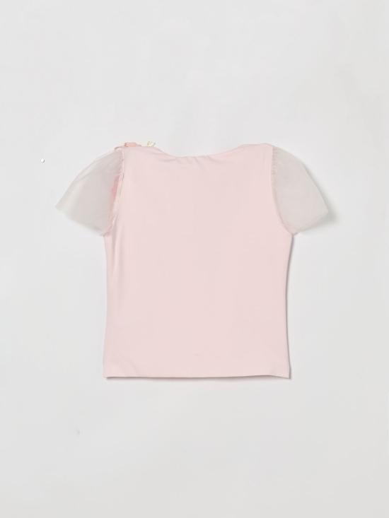 26SS [키즈] 모나리자 티셔츠 71G6057201 0091 Pink - MONNALISA