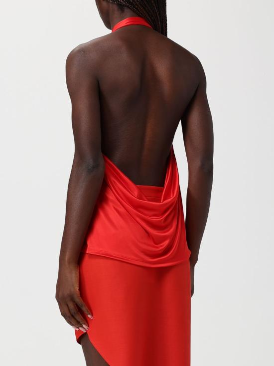 26SS 엘리자베타프랜치 블라우스 CN00861E2 H85 Red - ELISABETTA FRANCHI