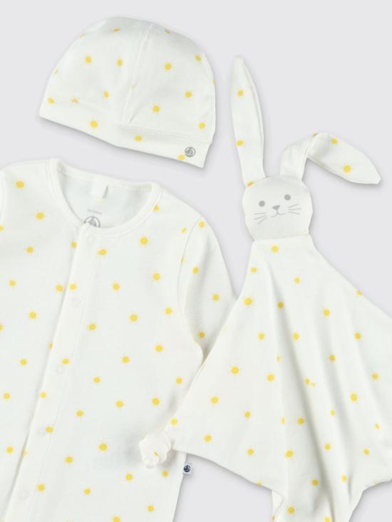 26SS [키즈] 쁘띠바또 오버롤 A0F6J 00 White - PETIT BATEAU