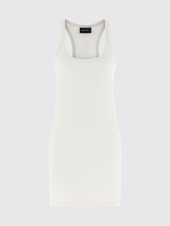 26SS 디스퀘어드2 롱 원피스 S75CV0985D20102 100 White - DSQUARED2