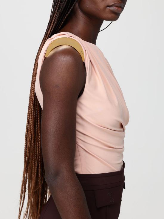 26SS 엘리자베타프랜치 민소매 티셔츠 BO01361E2 EA1 Natural - ELISABETTA FRANCHI