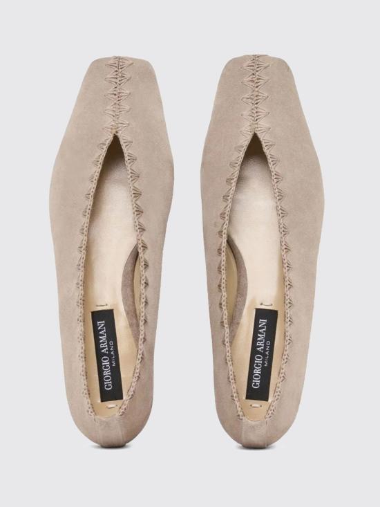 26SS 조르지오 아르마니 플랫 슈즈 GW002697AF22977 M1057 Brown - GIORGIO ARMANI