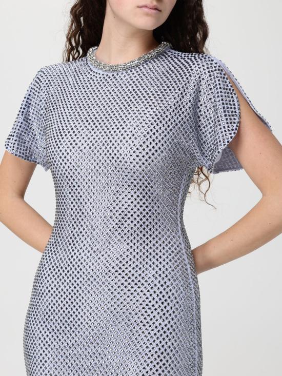 26SS 셀프 포트레이트 롱 원피스 RS26506MBL Blue - SELF PORTRAIT