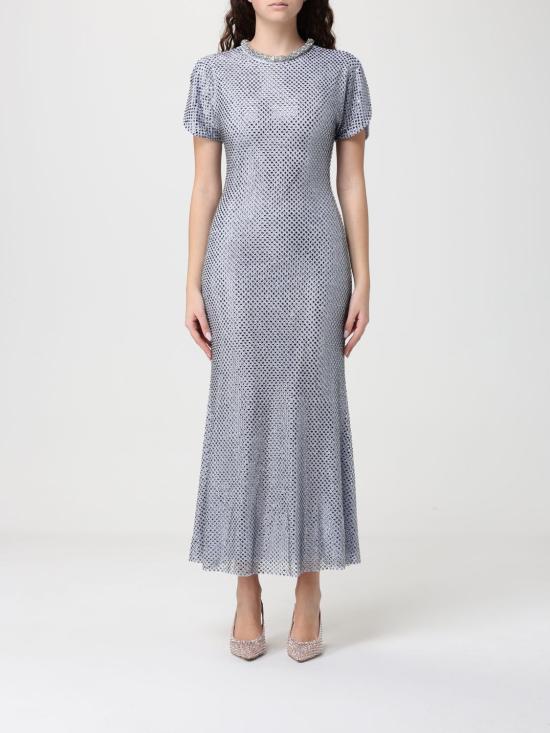 26SS 셀프 포트레이트 롱 원피스 RS26506MBL Blue