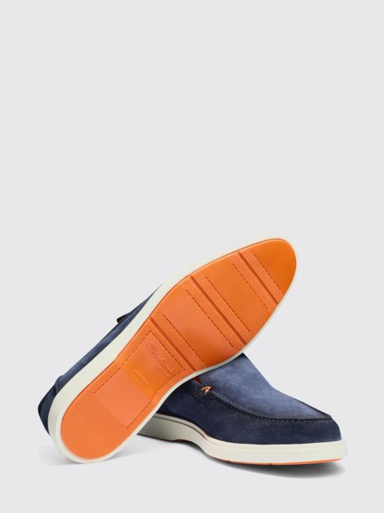 26SS 산토니 로퍼 MGDT17824TICBGEX U60 Blue - SANTONI