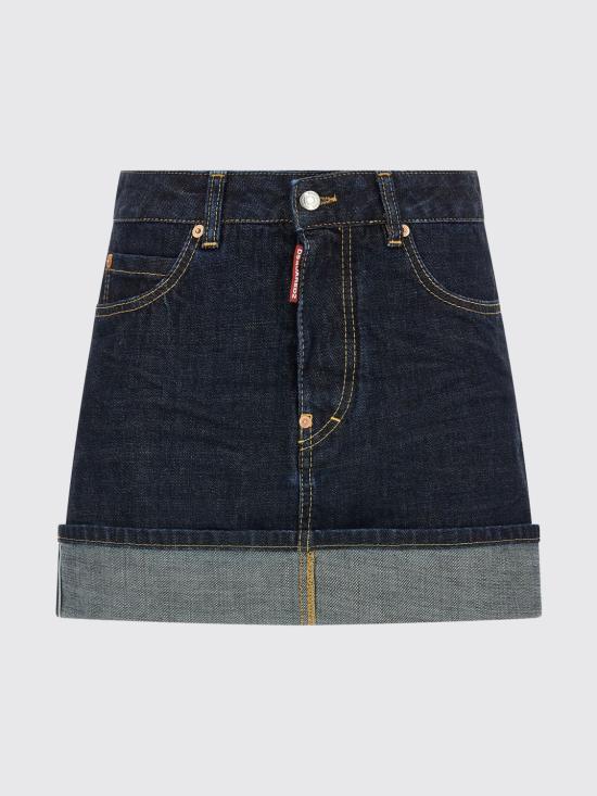 26SS 디스퀘어드2 데님 스커트 S75MA1024S30833 470 Blue - DSQUARED2