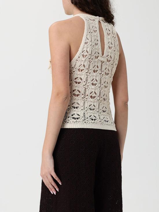 26SS 핑코 민소매 티셔츠 106863A3B8 C10 Yellow - PINKO