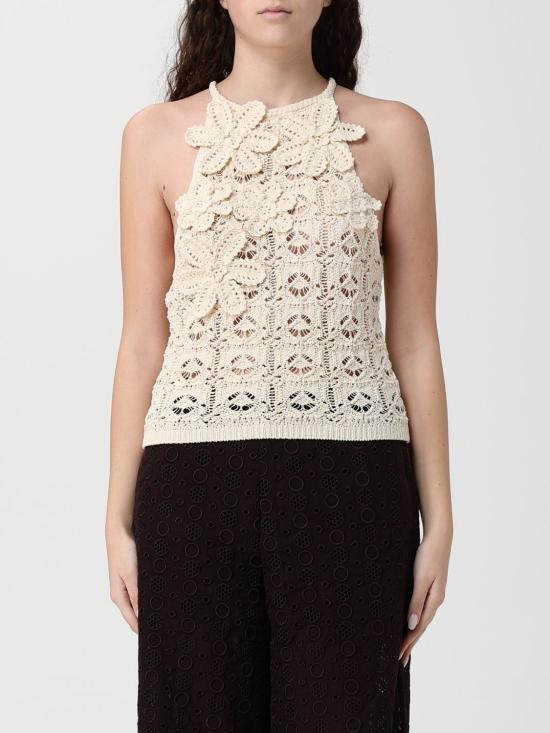 26SS 핑코 민소매 티셔츠 106863A3B8 C10 Yellow