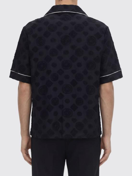 26SS 카사블랑카 반팔 셔츠 MSP26SH08502 Black - CASABLANCA