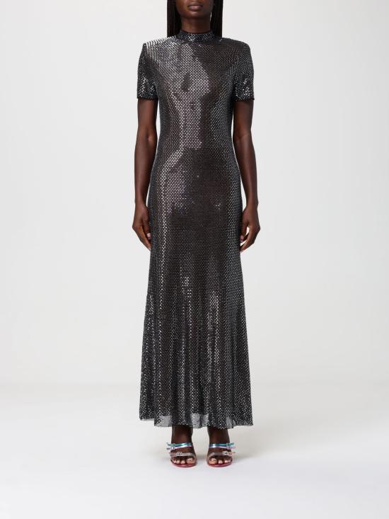 26SS 셀프 포트레이트 롱 원피스 RS26051MGR Grey