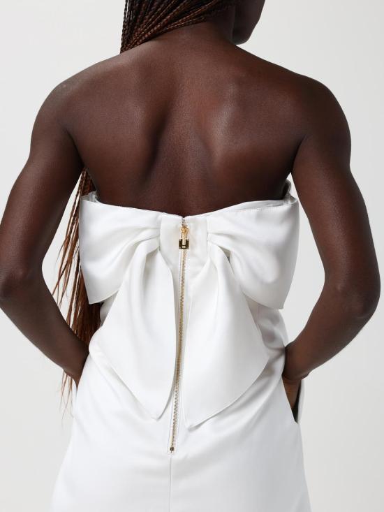 26SS 엘리자베타프랜치 롱 원피스 AB94962E2 360 Ivory - ELISABETTA FRANCHI