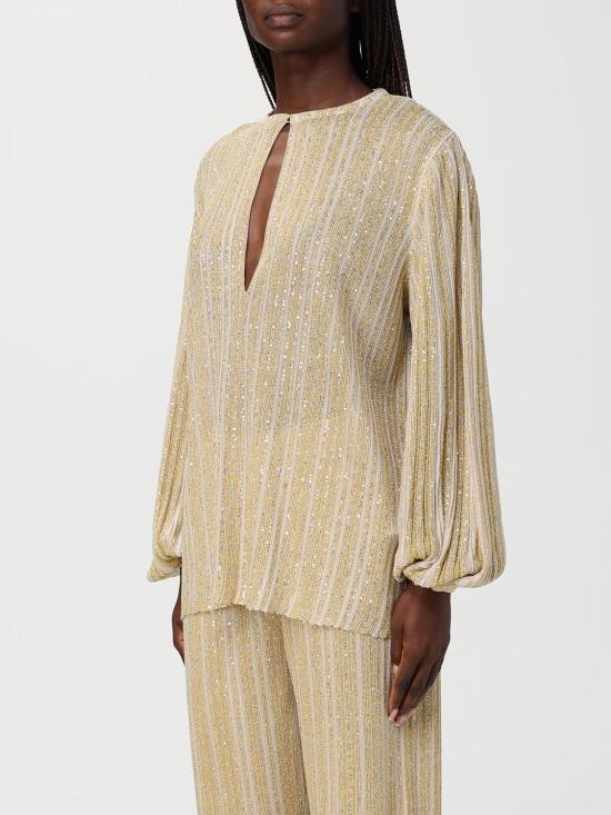 26SS 미소니 블라우스 DS26SJ0ABK01GH S01KN Gold - MISSONI