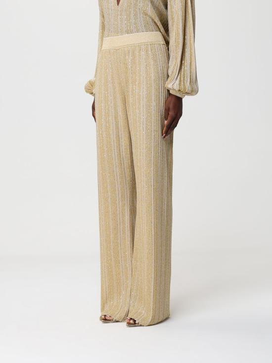 26SS 미소니 팔라초 팬츠 DS26SI08BK01GH S01KN Gold - MISSONI