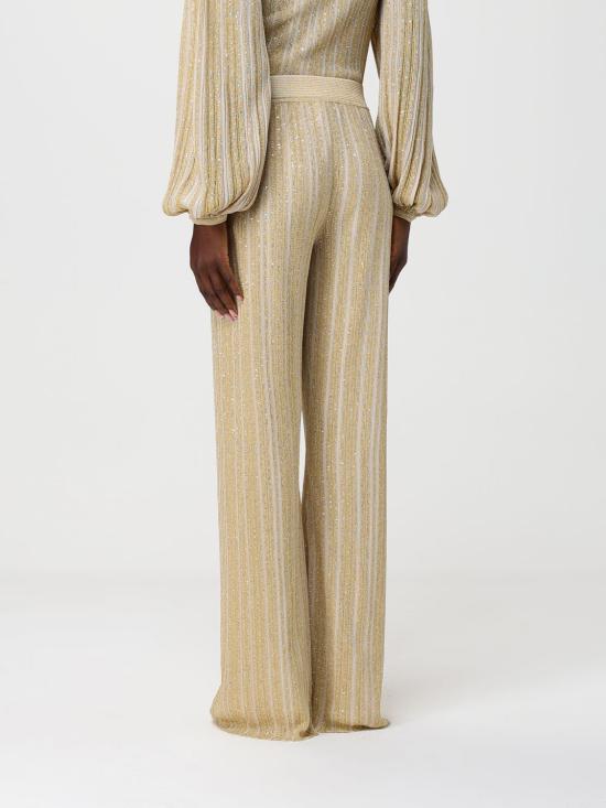 26SS 미소니 팔라초 팬츠 DS26SI08BK01GH S01KN Gold - MISSONI