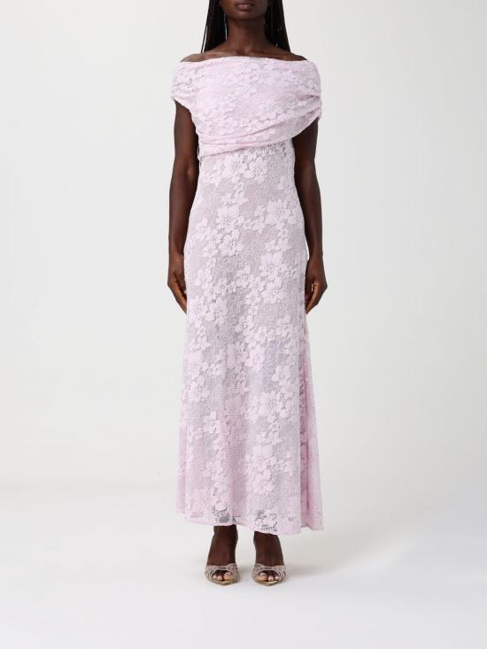 26SS 셀프 포트레이트 롱 원피스 RS26002MP Pink