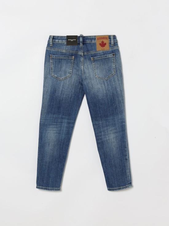26SS [키즈] 디스퀘어드2 진 DQ03YTD0AFN DQ01 Denim - DSQUARED2